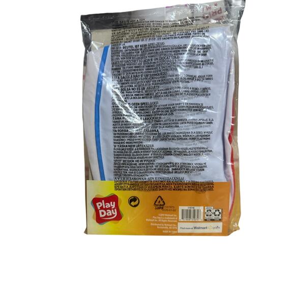 Play Day Multi-color Beach Ball 20 Inflatable Summertime Blow Up - Picture 3 of 3